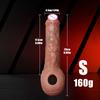 Penis Ring Cock Sleeve Male Penis Enlarger Extender for Men Realistic Dildo Cock Ring Lock the Sperm Male Penis Training Sex Toy