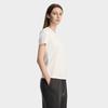 FILA Milano Series Fashion Simple Comfortable Classic Retro Sports Casual Short Sleeve T-Shirt Women tops Cloud-White F11W615101FWT
