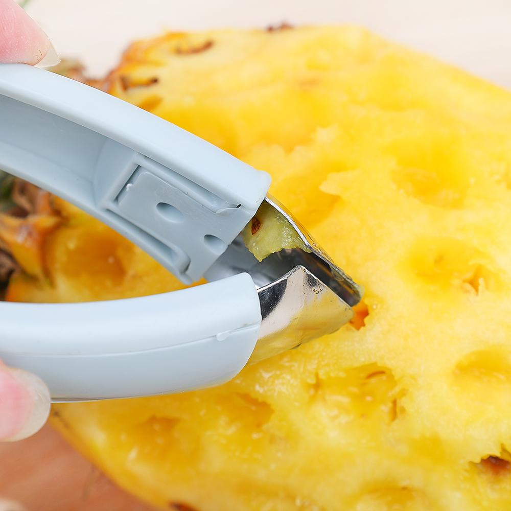 Pineapple Eye Corer Peeler Multifunctional Stainless Steel Strawberry Huller Fruit Seed Remover Cutter Home Kitchen Accessories