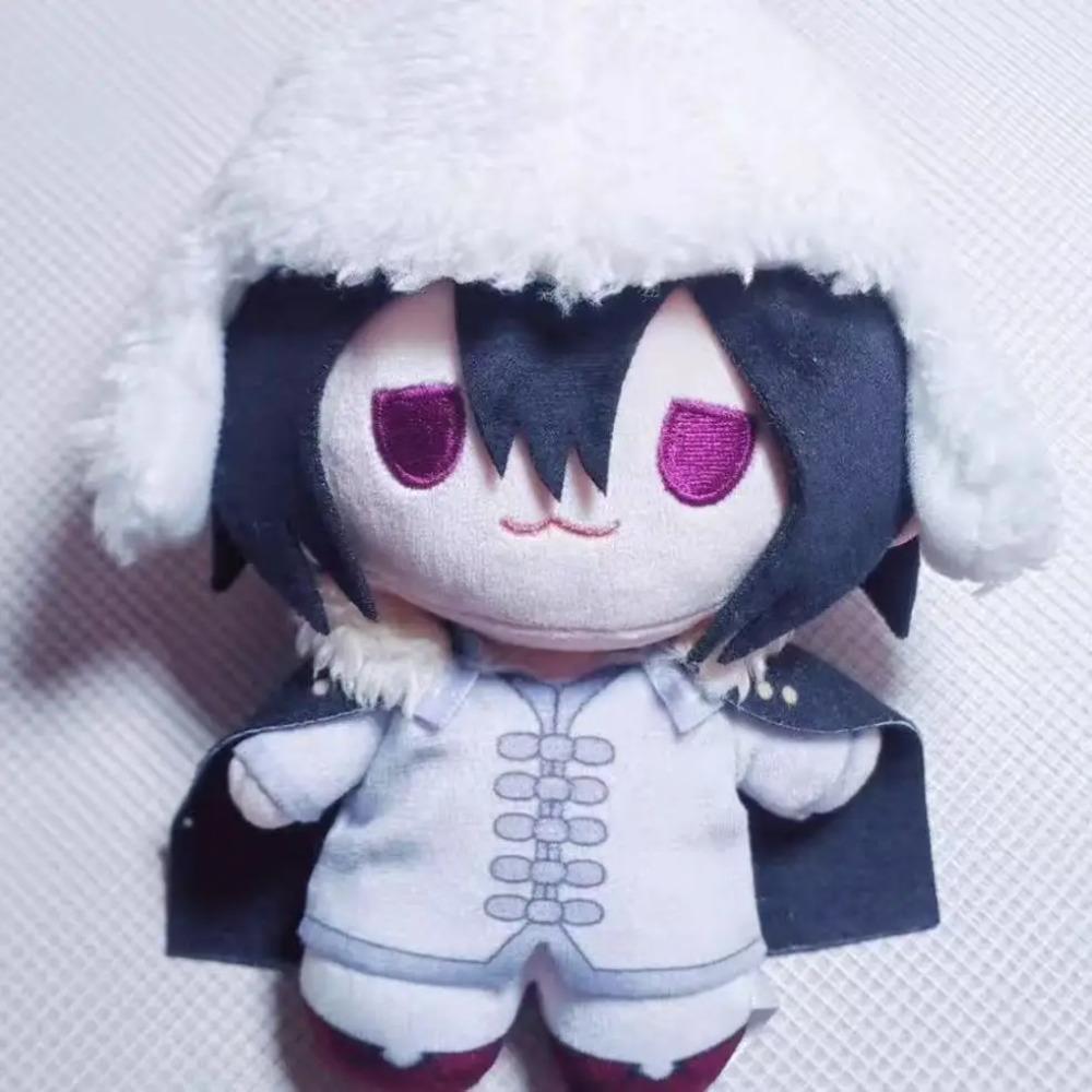 Dazai Osamu Plüschfigur Nakahara Chuuya Figur Fyodor Dostoevsky Edogawa Rampo Plüschpuppe Weicher Schlüsselanhänger Kissen Niedliches BSD Anime Geschenk Spielzeug