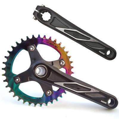 Efficient Power Transfer Crankset Road Bike Crankset Arm Square Tapers for Mountain Bike Enthusiasts and Outdoor