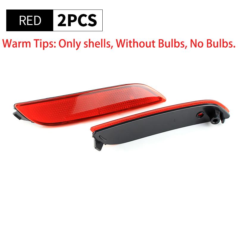 

2PCS Only Shell No Bulb Rear Bumper Brake Light Cover Housing For Toyota Camry ASV70/GSV70/AXVH71 2018-up Smoked/Red Lens