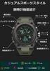Findtime Digitale Militaire Dubbele Alarm Japanse Handleiding Groen I Herenhorloge, Analoog-Digitaal, Waterdicht, Horloge, Stopwatch, Sport, Tijd,