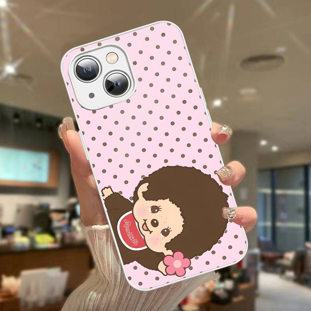 Cute M-monchhichis-s Tempered Glass For Iphone 14 13 12 11 Pro Mini XS MAX 14Plus X XS XR Cover