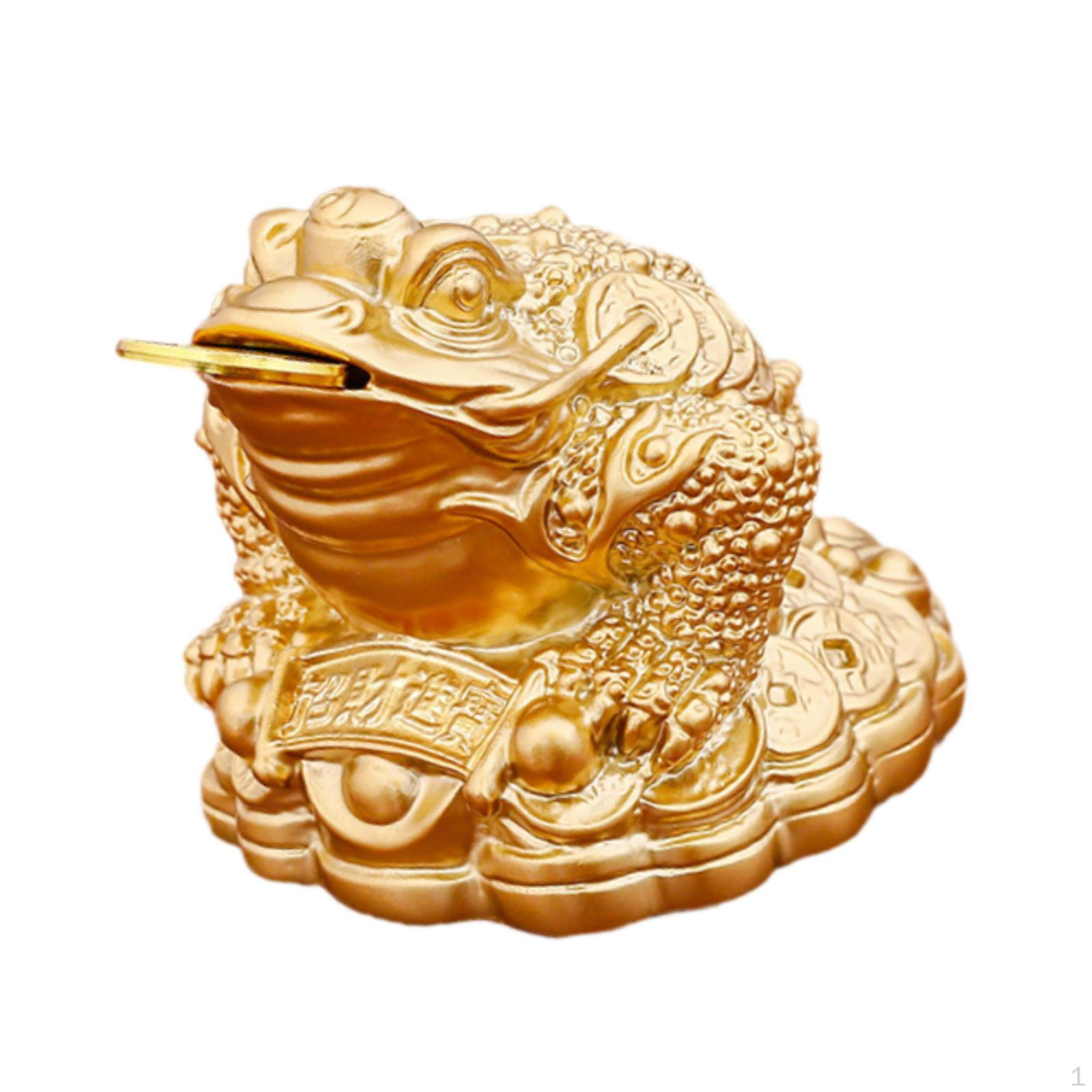 

Feng Shui Frog Figurine for Home Decor And Prosperity Display Style C