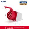 Industrial 16/32A Non-Explosion Proof Aviation Socket with 3-Core, 4-Core, 5-Core Connectors, Three-Phase, Four-Wire, 380V.