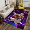 "Cartoon-Inspired Electric Purple and Yellow Themed Character Carpet" Suitable for use as an anti-slip for living room bedroom sofas