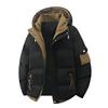 Male Outerwear Hooded Jacket Men's Winter Loose Jacket Cotton Coat Man Fashion  Parkas Men Windproof Thick Warm Down Jacket