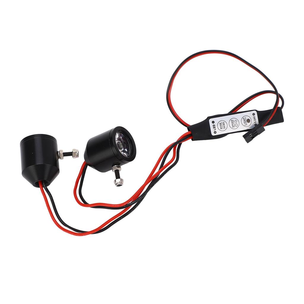 RC Car Headlight 3W Bright Light 8 Dynamic Modes Fit For Model Car Modification With Controllable