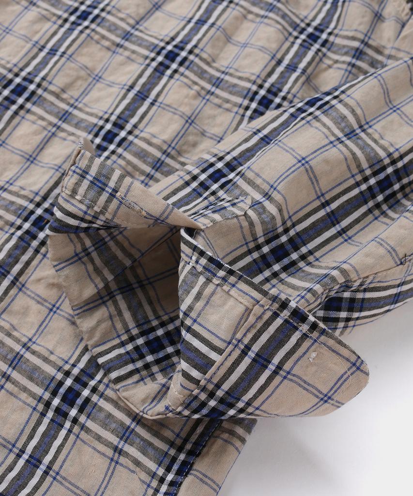 INDUST Timeless Plaid Check Shirt_Beige