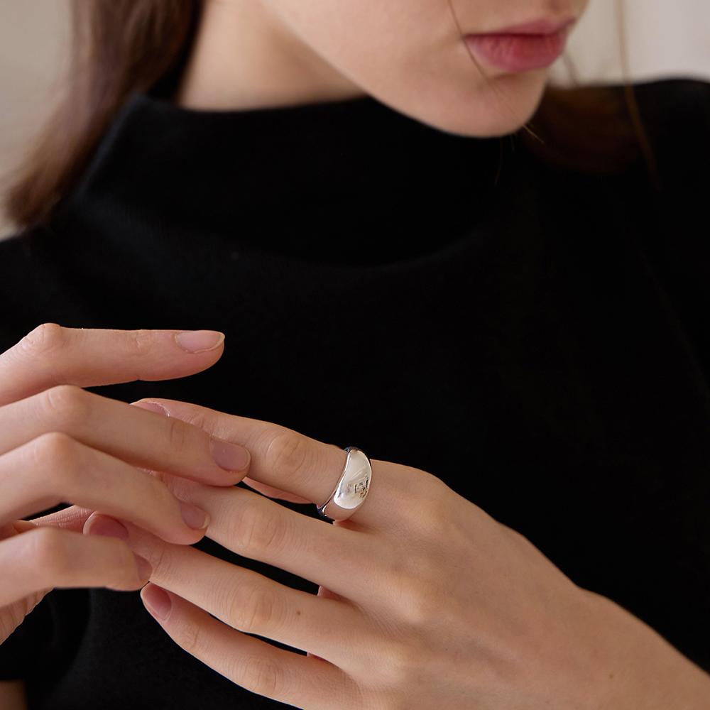 Paigeflynn [Silver 925] Essential Bold Ring