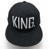 1PC KING Embroidered  Lover Men Women Baseball Cap Black Hip Hop Snapback  Chapeau Bone Masculino Hats