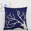 Pillow Cushion Office Waist Pillow Car Sofa Living Room Seat Lumbar Cushion Nordic Style Cotton Linen Square Pillow