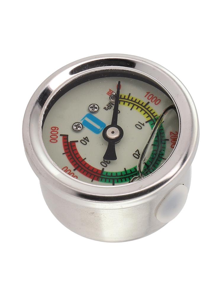 2inch Pool Filter Water Pressure Dial Hydraulic Pressure Gauge Meter Manometer 0-6000 Psi 0-40MPa Stainless Steel Pressure Gauge