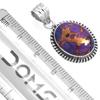925 Sterling Silver Pendant Women Gemstone Handmade Jewelry Valentine's Day Gift Blue Green Purple Copper Turquoise Pearl Lapis Mother Of Pearl