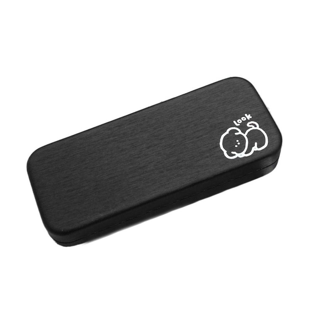 

Защитный чехол для очков Держатель для солнцезащитных очков Металлический футляр для очков Сумка для хранения солнцезащитных очков Футляр для очков чёрный