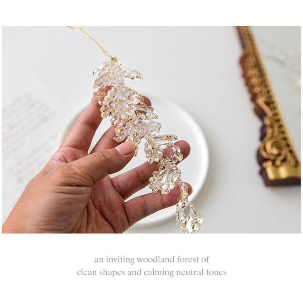 Acrylic Christmas Crystal Pendants Ice Edge Glitter Christmas Tree Ornaments Hanging Icicle Icicle Hanging Ornaments