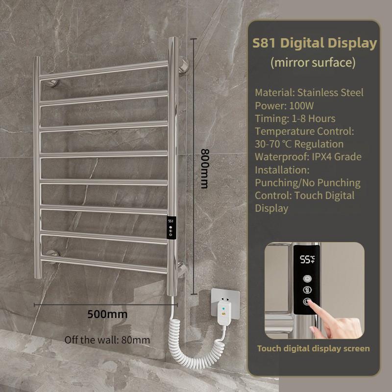 Drying Sterilization Towel Holder Household Hotel Intelligent Electric Towel Rack Bathroom Constant Temperature
