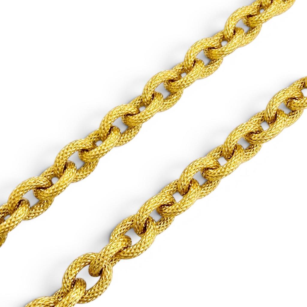 Very Good CHANEL Necklace COCO Mark Heart Motif Four-Leaf Clover Chain Gold 96A Used