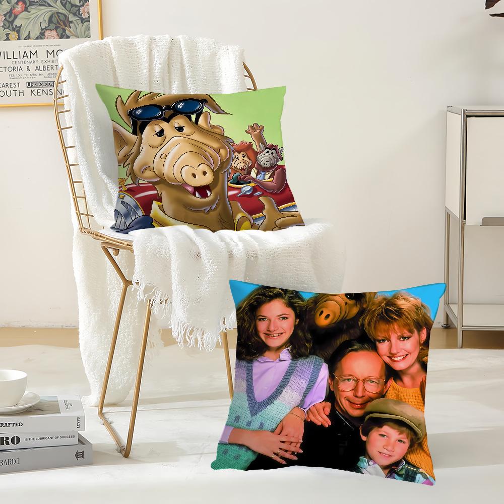 TV Series Alf Pillow Case Antidustmite Pillow Case Suitable For Bedrooms Living Rooms Cars Home Decoration