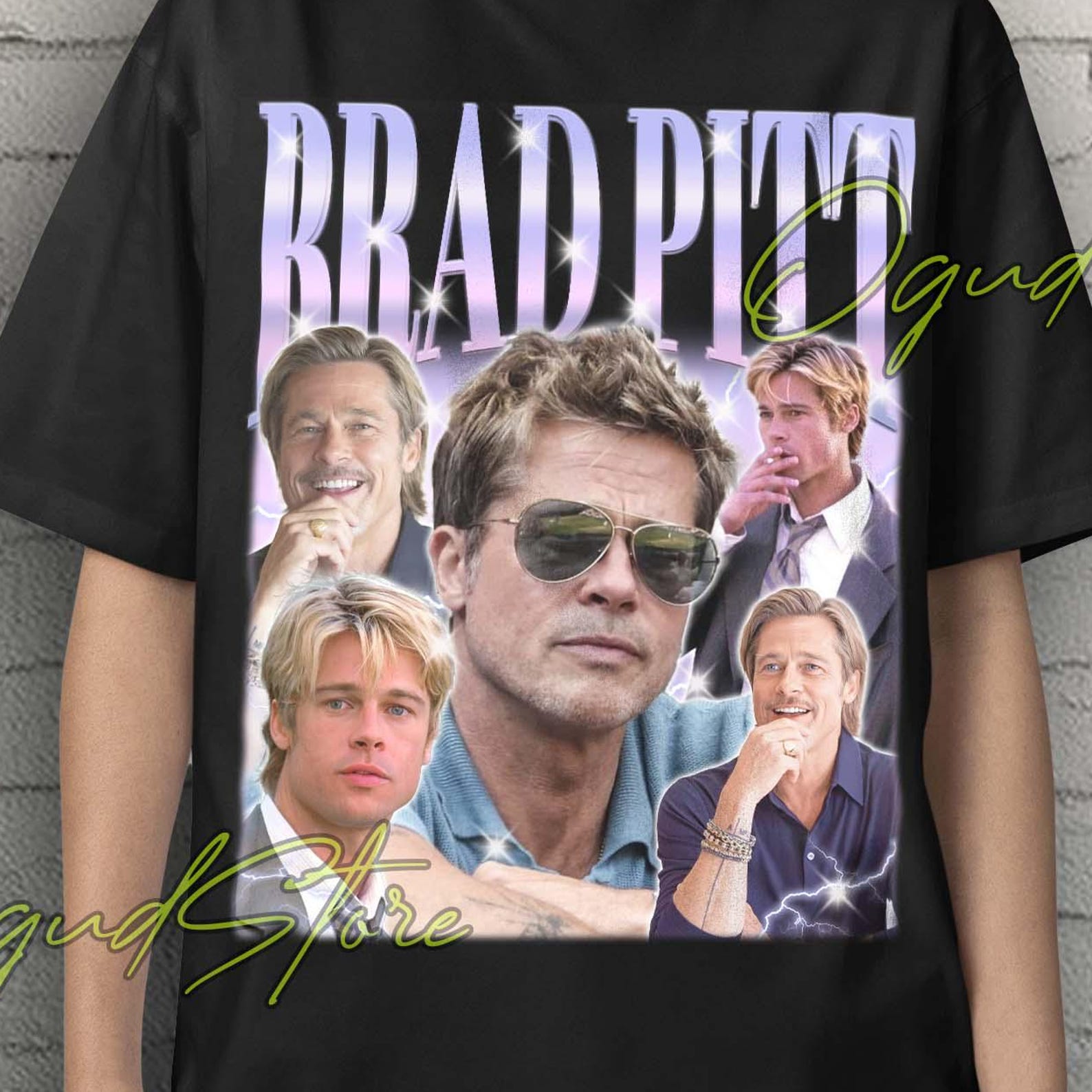 Brad Pitt Shirt, Brad Pitt Tshirt, Brad Pitt Fight Club Shirt, Brad Pitt Fan Tees, Brad Pitt Merch, Brad Pitt Poster, Vintage Brad Pitt Tees 2XL
