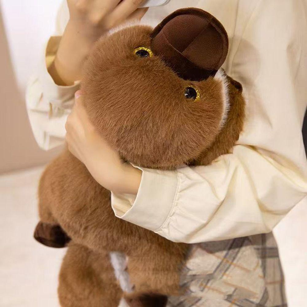 Super Soft Simulation Platypus Toy Fluffy Material Stuffed Animal Doll  Birthday Present
