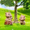 Kids Toy Miniature Cartoon Bear Figurines Crafts Bonsai Micro Landscape Furniture  Home Decoration