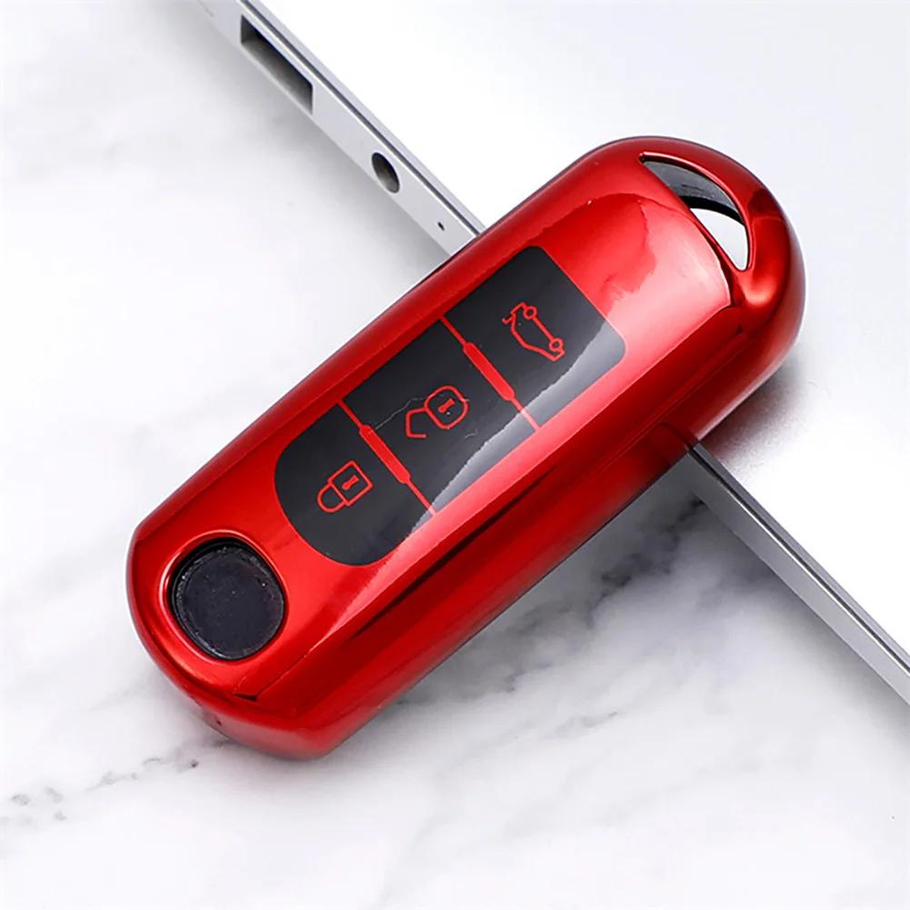 

Новий автомобільний чохол для дистанційного ключа TPU для Mazda 2 3 6 Atenza Axela Demio CX-5 CX5 CX-3 CX7 CX-9 2015 2016 2017 2018 2019 аксесуари червоний