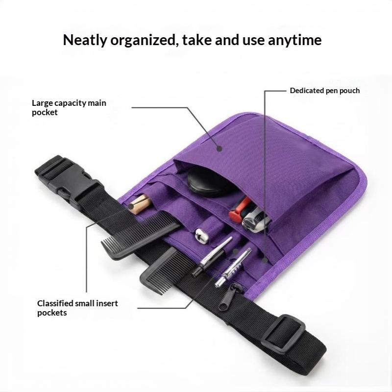 1Pcs Multi-Pocket Portable Pouch Professional Massage Therapist Bag With Adjustable Waist Belt Oil Bottle Pockets Card Slots