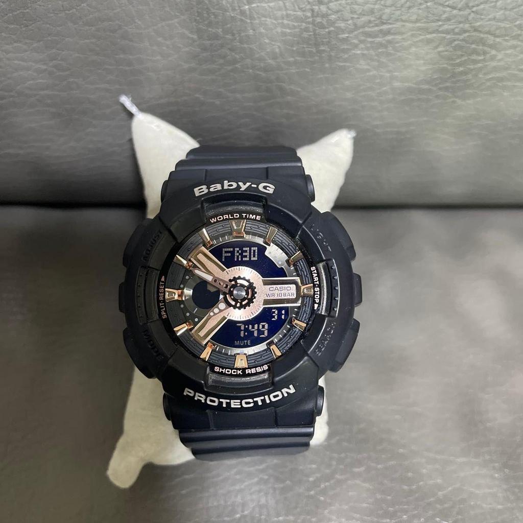 Used Baby-G G-SHOCK Watch CASIO Casio Black 5338 BA-110RG