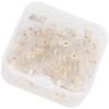 100Pcs Earring Backs Replacement Pierced Backing Stopper Boxed DIY Material Jewelry Accessories