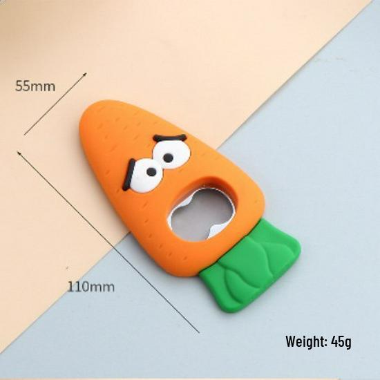 3D Cartoon Cat Magnetic Claw Beer Opener - Soft Rubber PVC