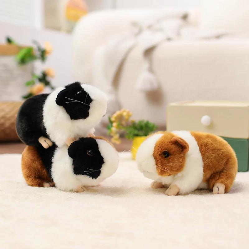 Peluche Cavia Ultra Morbido Realistico Giocattolo Animale di Peluche Carino per Regalo Bambini e Collezionisti