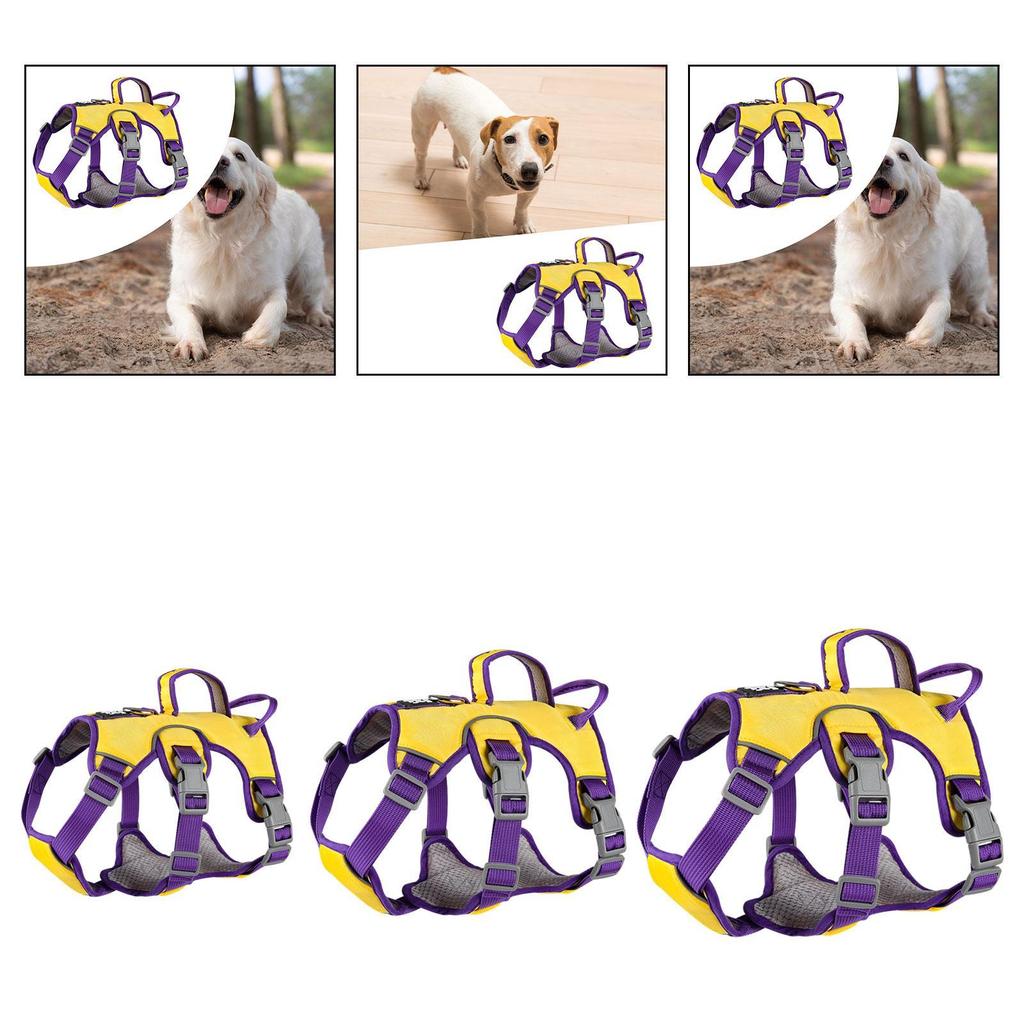 Dog Harness Pet Oxford Vest Reflective Night Visibility Trip Lightweight Pet Vest Harness for Medium Small Dog Pet Accessories