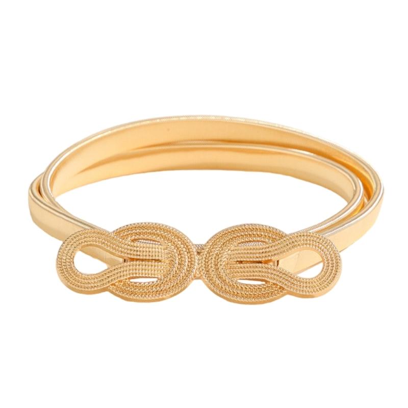 Регулируемый эластичный пояс для женщин Эластичный пояс Элегантный пояс для различных случаев Удобная повседневная носка