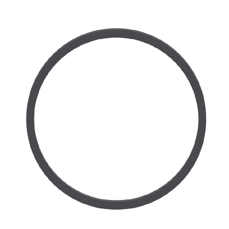 Rubberen Aandrijfriem voor Videospelers Riemen Hoge Elasticiteit 20-100mm Gevouwen Maat Optie Dikte 1.5mm