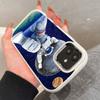 For Samsung A16 A15 A14 A13 S24 S23 Redmi 13C Note 13 12 11 Pro iPhone 16 15 Space Astronaut Design Soft Silicone Shockproof Case