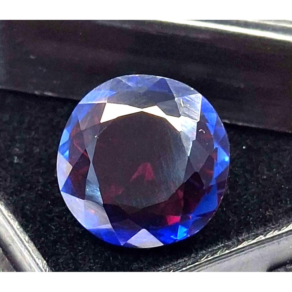 Natural Bi-Color Pitambari Sapphire 12-14 Ct Round Cut Stunning Loose Gemstone