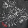 Camiseta unisex estilo streetwear 2026 QUARTER 24 con estampado de Cerberus