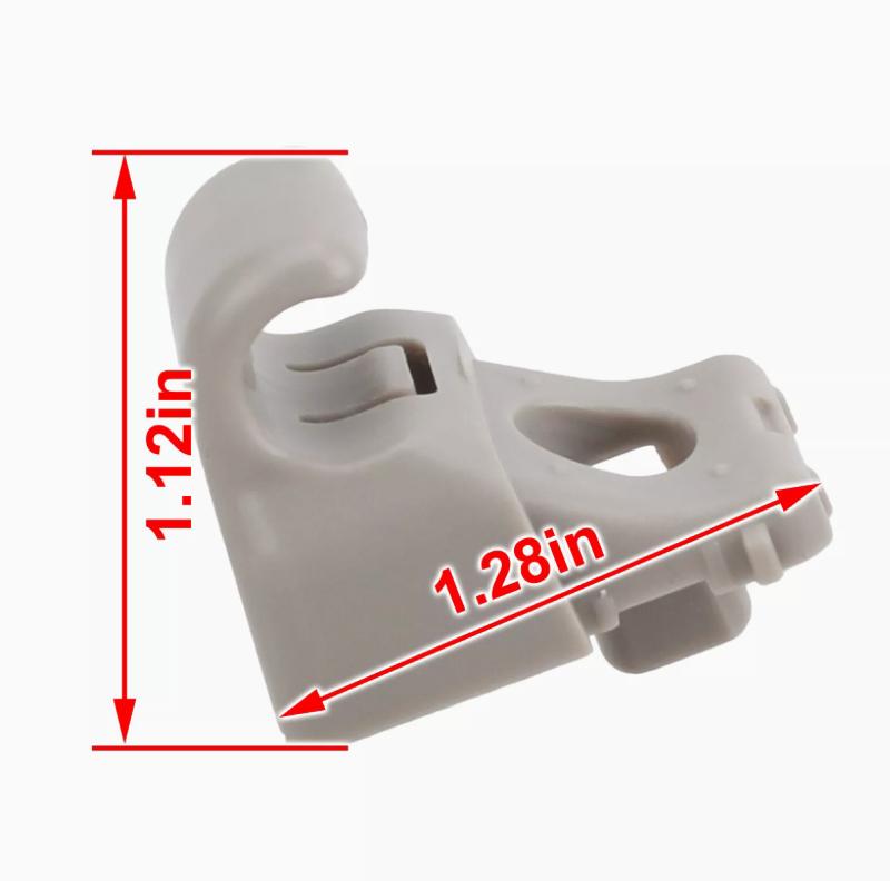 2pcs Sun Visor Clips For Tesla Model 3 2017 2018 Sun Visor Hook Sun Visor 113099300A 1130993-00-A Car Replace Part