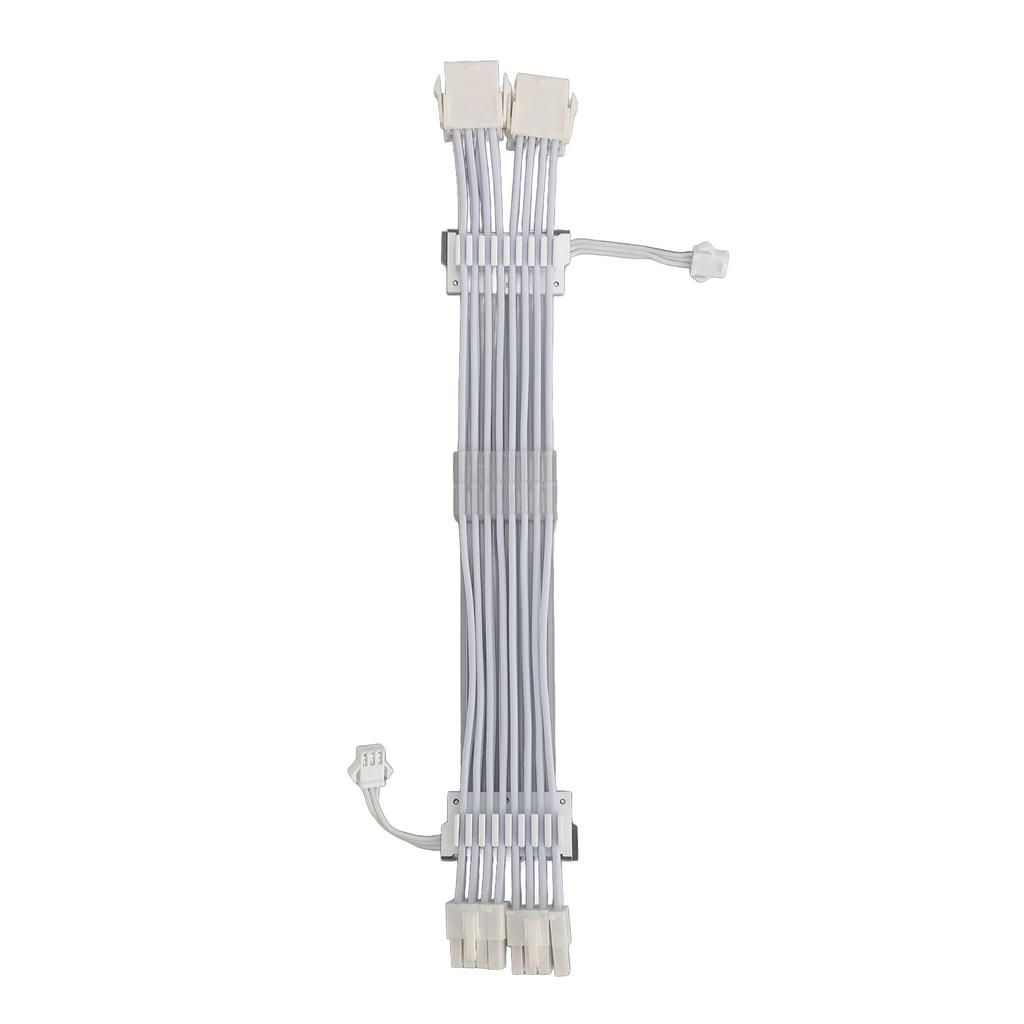 RGB PSU Cables ARGB GPU Power Supply Cable 2x8 Pin Extension Cable Kit 5V 3Pin Synchronized for PC Chassis