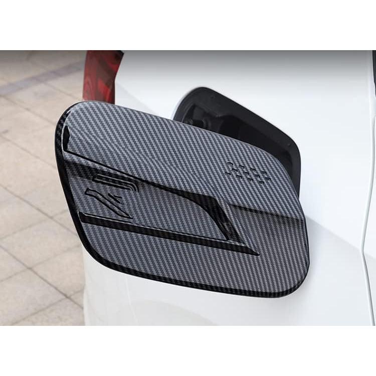 For Per VW Golf 8 MK8 2020 2021 2022 Carbon Fiber Car Fuel Oil Tank Gas Cover Trim 1PCS