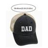 Visors DAD MOM Baseball Hats Mesh Net Sunscreen Hats Washed Distressed Faded Cap  for Man Women