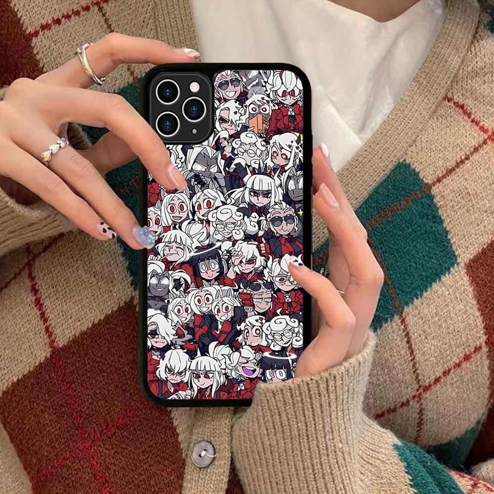 Helltaker Phone Case Silicone PC+TPU For For IPhone 11 12 13 14 15 16 Plus Pro Max Cover