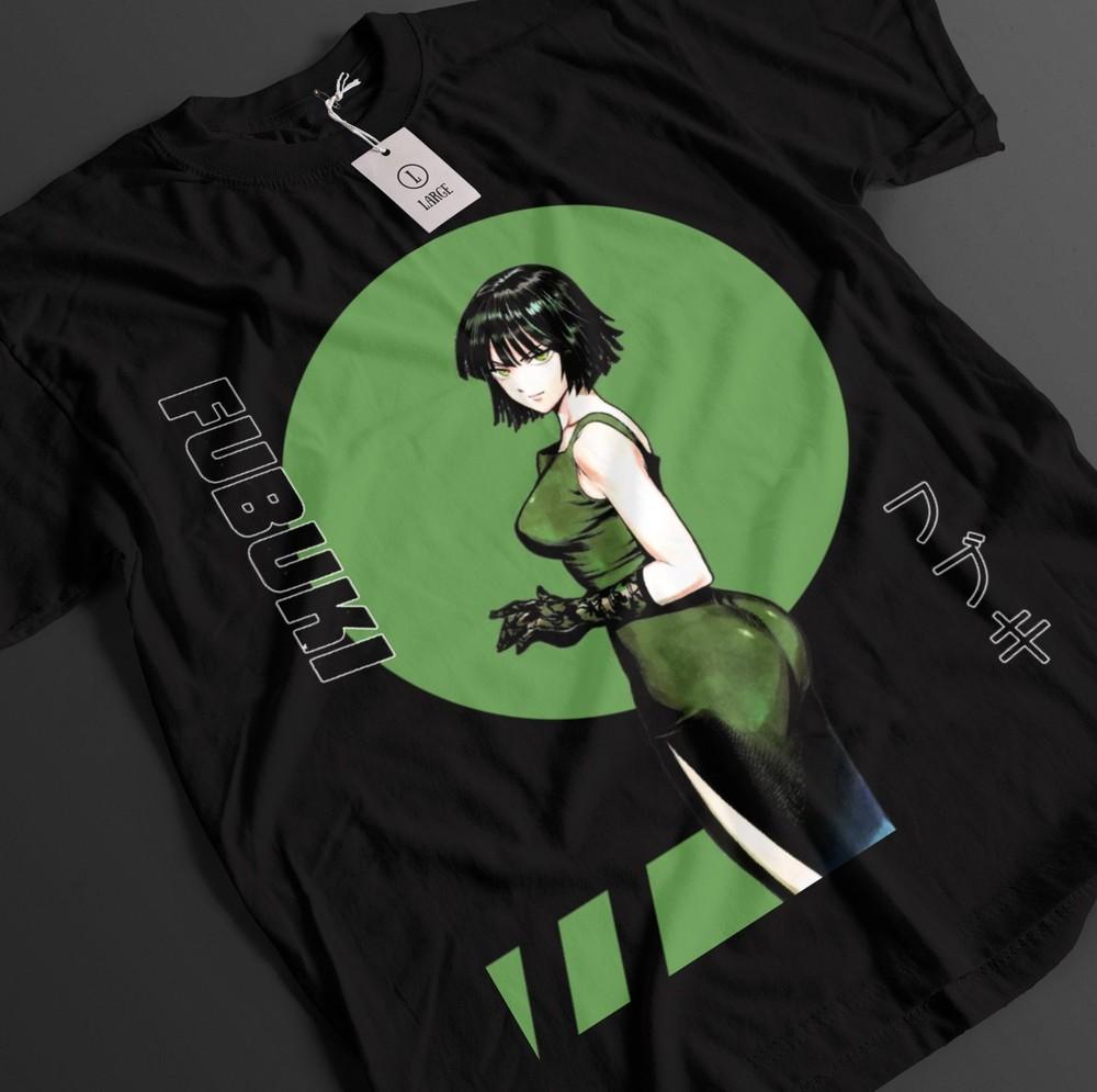 

One Punch Man Shirt Fubuki Tshirt Saitama T-Shirt Garou Top Genos Anime Tee L