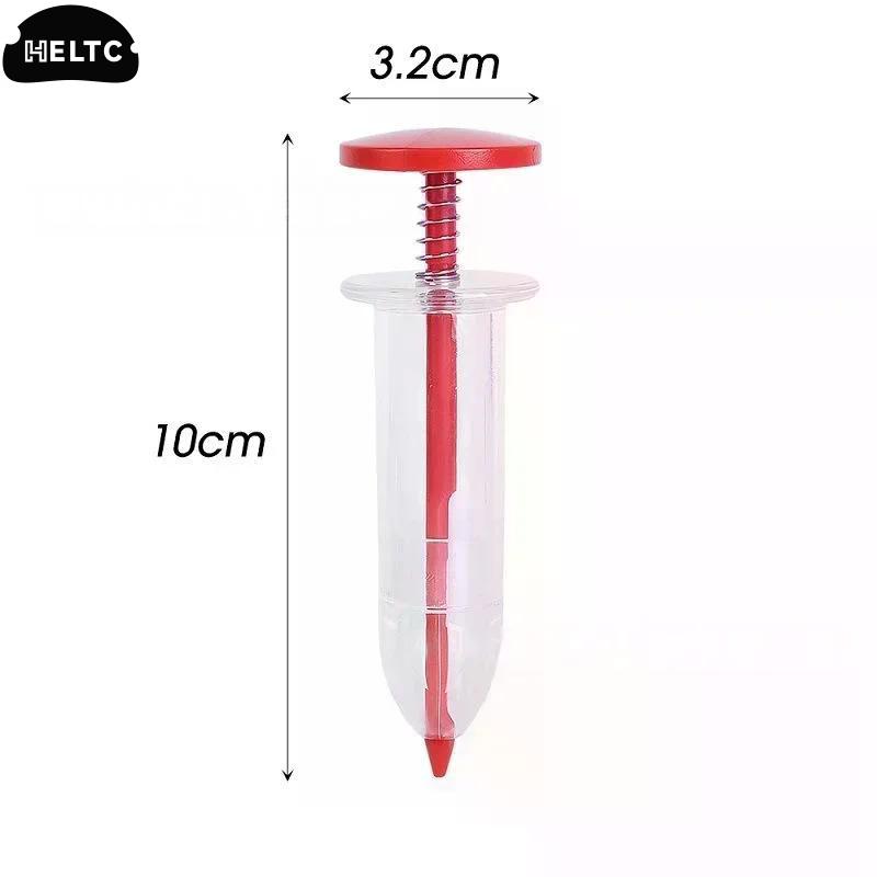 2Pcs Garden Sower Planter Mini Manual Seeder Dispenser For Seeding Flower Pot Flower Bed Gardening Seeder Tool