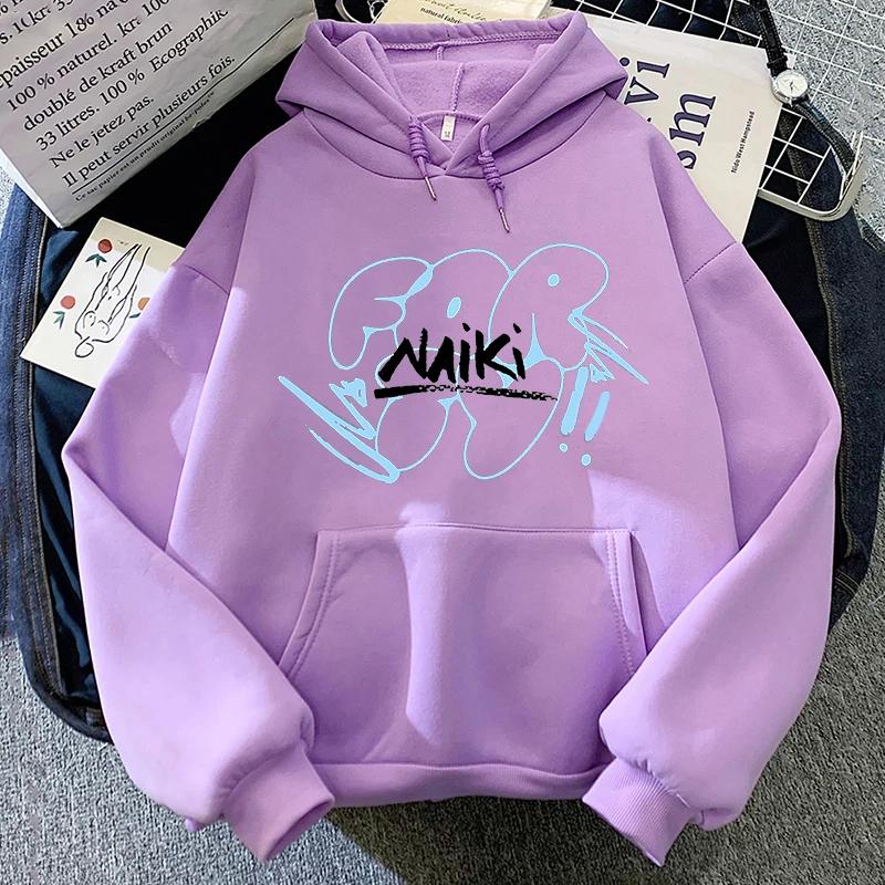 Nicki Nicole FORTY Fans Print Letter Hoodie Trend Pullover Creative Design Clothes Unisex High Street Autumn Winter Sweatshirts