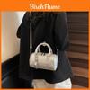 Solid Colorbag Women Summer Pu Casual Crossbody Bag With Zipper Closure For Daily Use