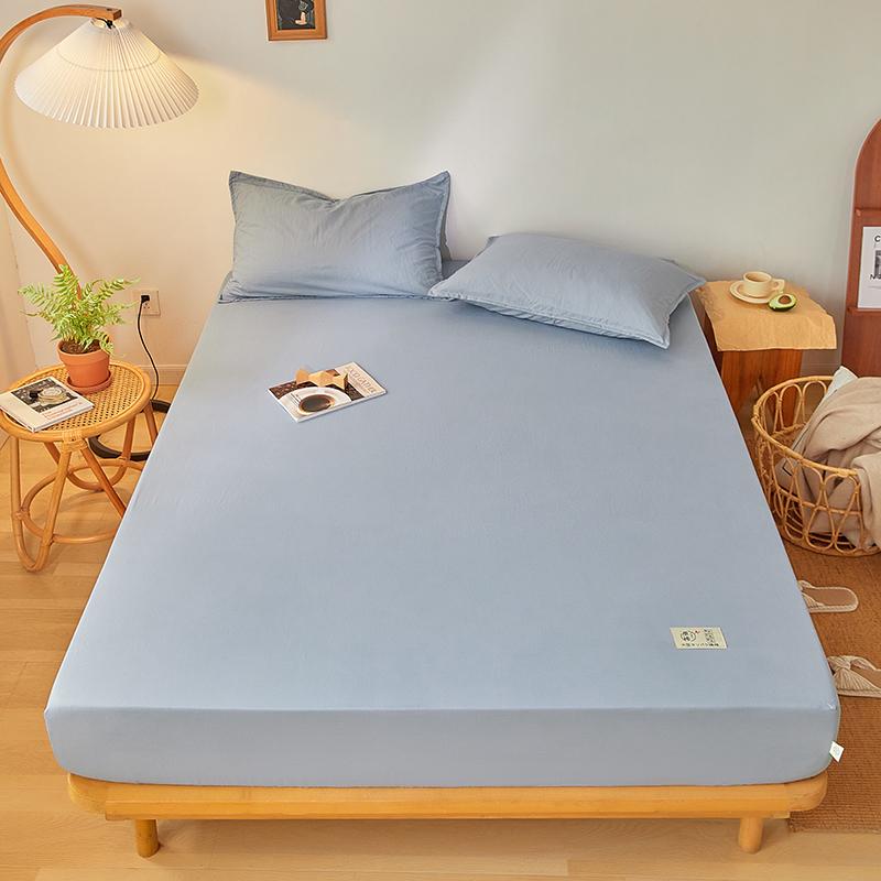 

100% хлопок односпальная простыня розового цвета на резинке пылезащитный чехол универсальный чехол для матраса простыни королевы с эластичным постельным бельем EU-Single