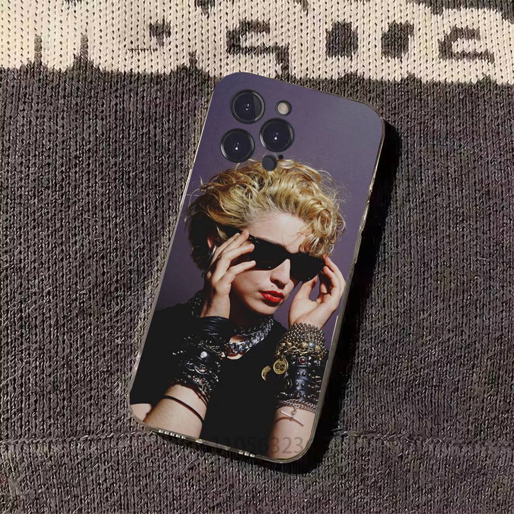M-Madonna-S 80s Phone Cases For iPhone 17 16 15 14 13 12 11 Pro Max Plus Luxury Camera Protection Plastic